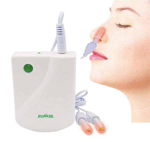 Rhinitis Therapy Device Nasal Allergic Rhinitis Relief Nose Treatment Laser Light Therapy Nose Rhinitis Sinusitis Healing Therapy Rhinitis Therapy (Color : White)