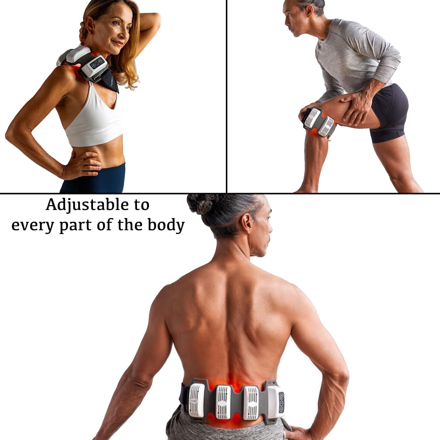 FlexBeem - The Revolutionary Recovery Device. Flexible LLLT Device for Back Neck Shoulders Knees Elbows