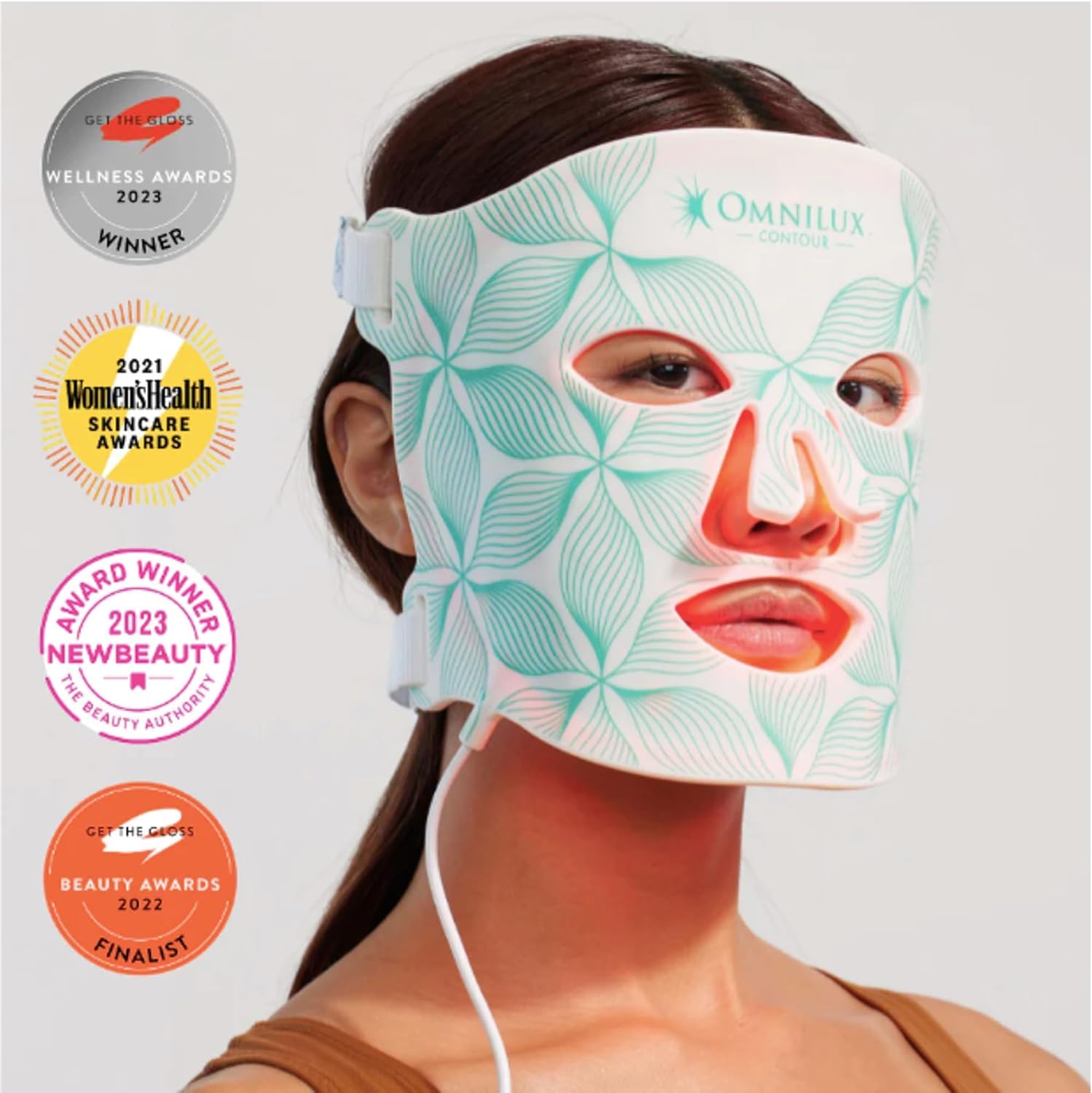 FDA Cleared Flexible LED Light Therapy Mask. Professional Clinic Grade Treatment at Home