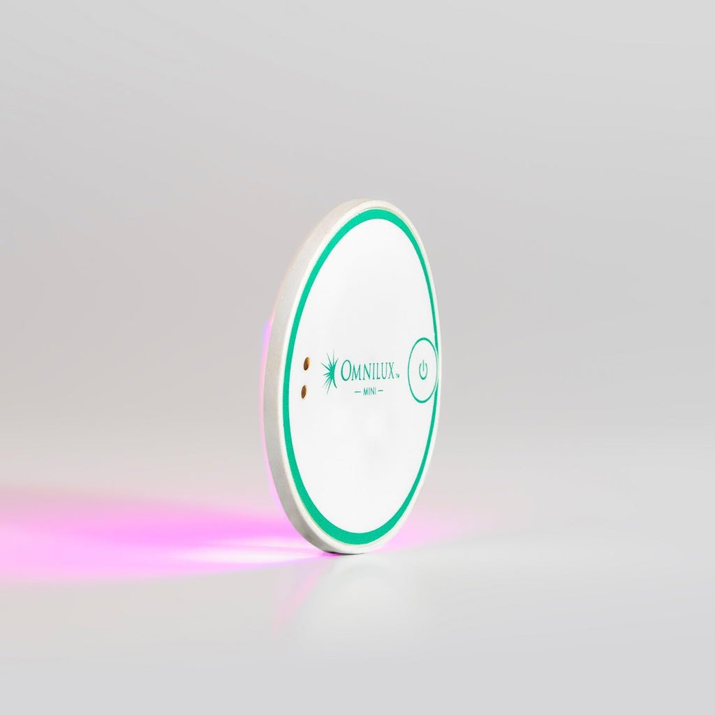 Omnilux Blemish Eraser. Dermatologist-Endorsed Blue and Red Light Therapy Mini Device for Breakouts While Soothing Inflammation and Redness.