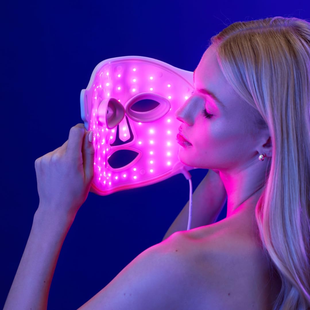 Omnilux Clear Dermatologist-recommended blue and red light therapy mask with clinically-proven results for acne. FDA cleared and CE certified