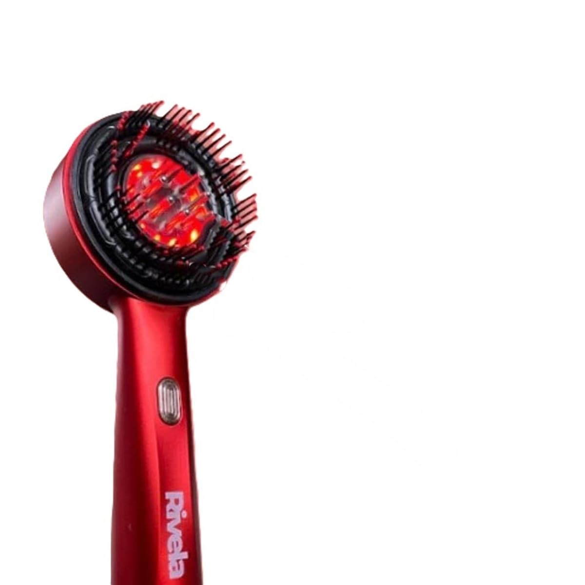 RIVELA Advanced Hair Care Scalp Massager with Red Light & Oil Dispenser – Enhances Absorption & Revitalizes Scalp