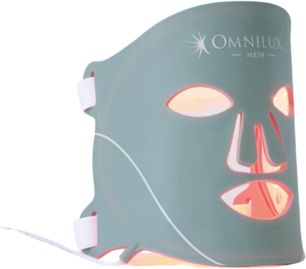 FDA Cleared Flexible LED Light Therapy Mask. Professional Clinic Grade Treatment at Home. (Men)