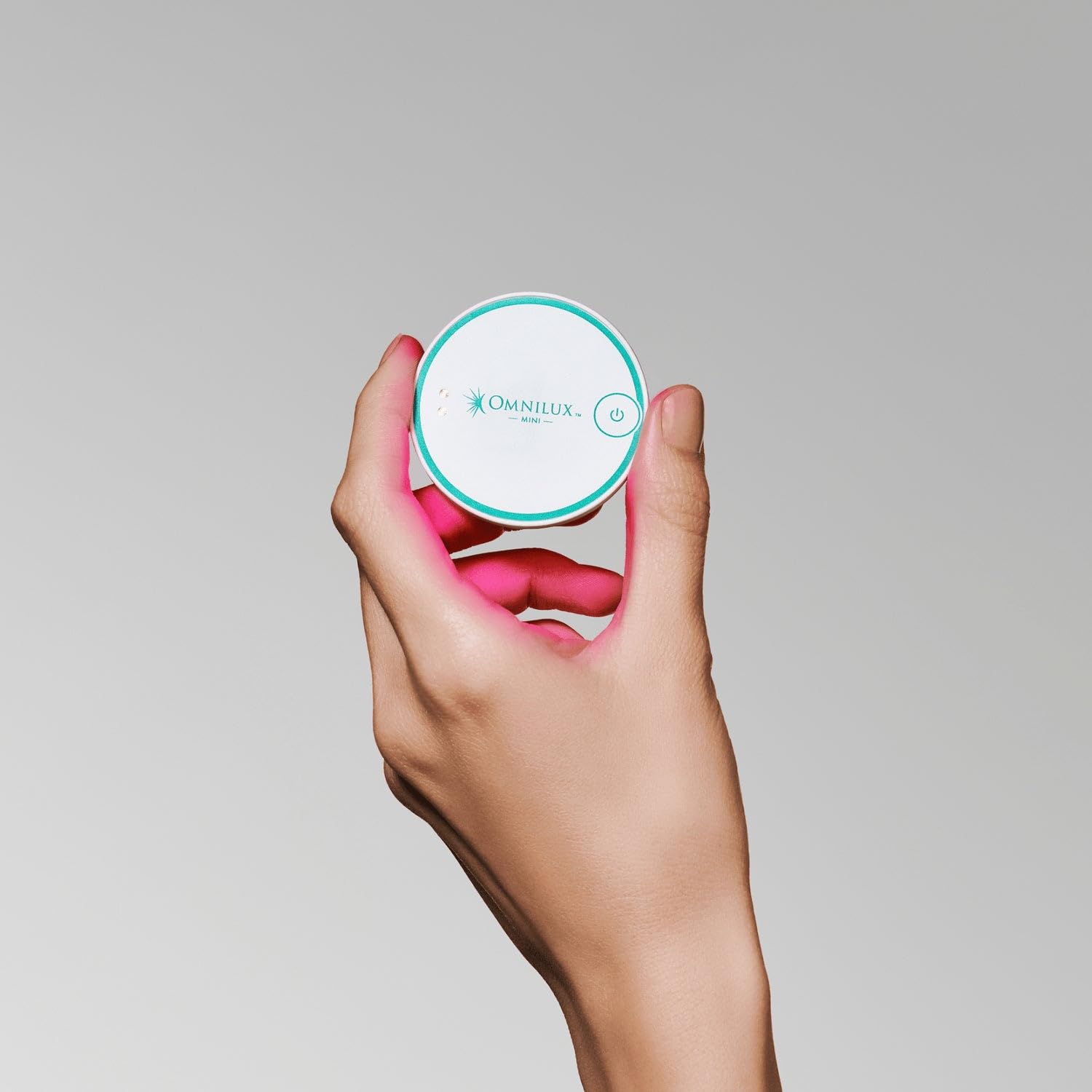 Omnilux Blemish Eraser. Dermatologist-Endorsed Blue and Red Light Therapy Mini Device for Breakouts While Soothing Inflammation and Redness.