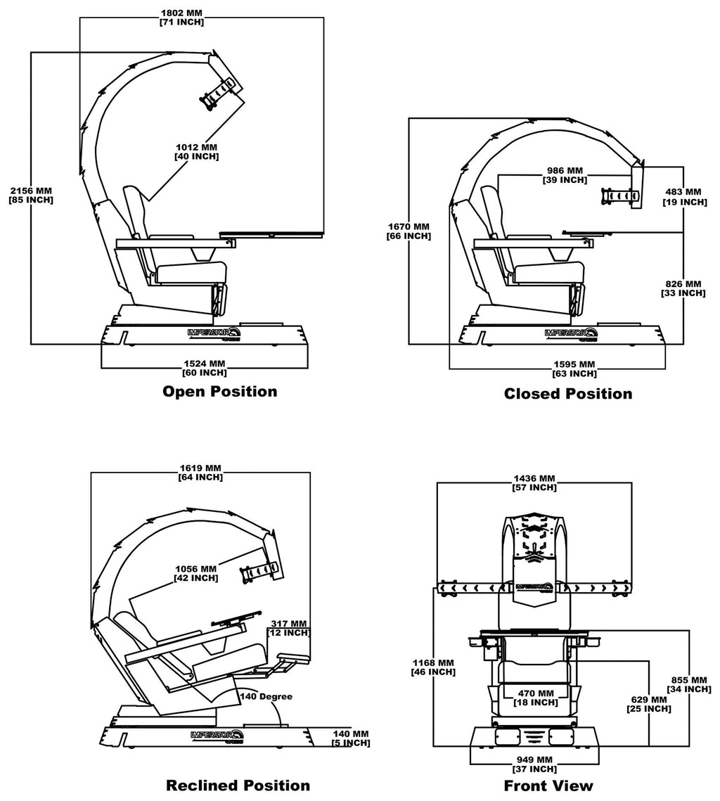 IWR1 IMPERATORWORKS Brand Gaming chair, Computer chair for office and home; For triple monitors