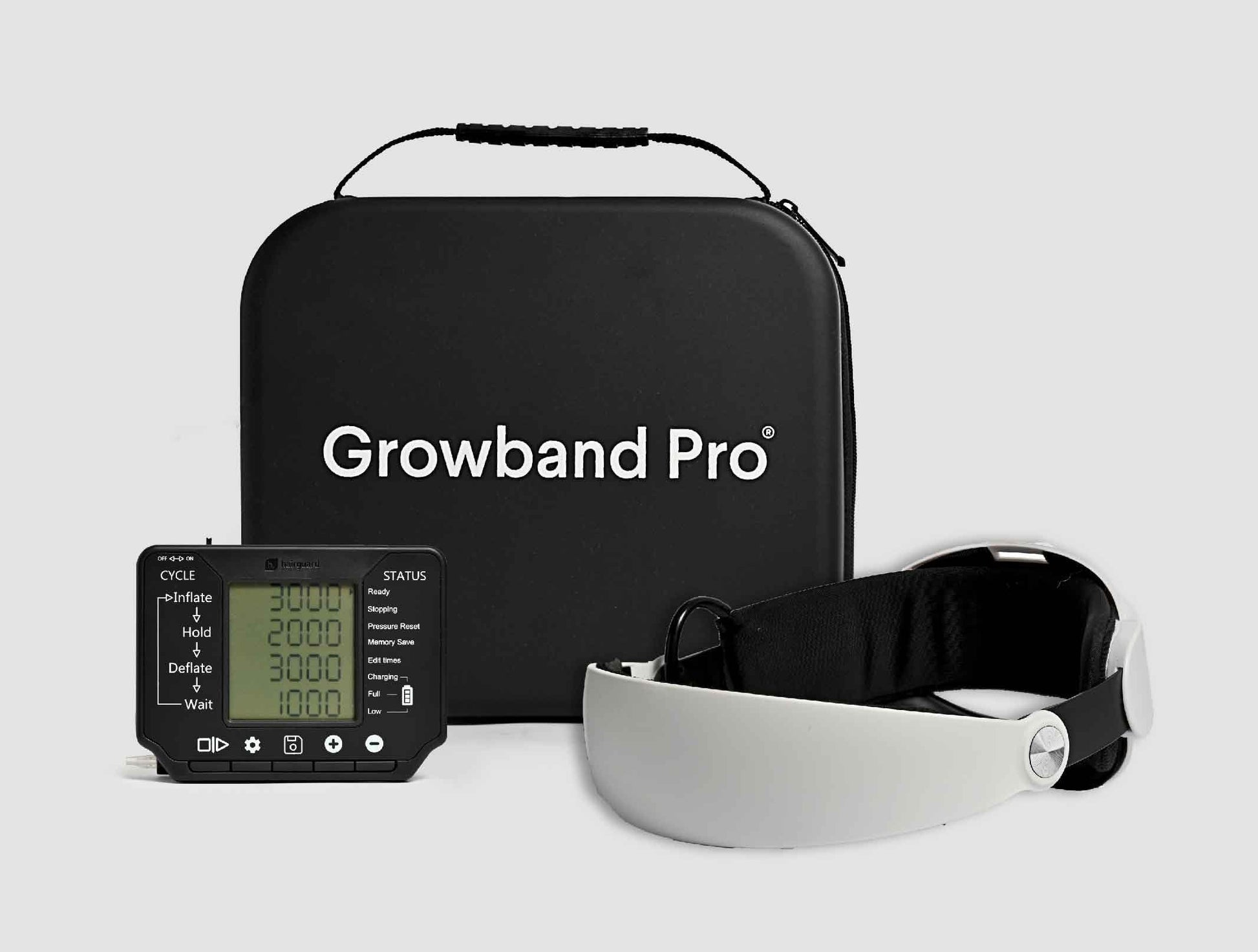 The Growband Pro Scalp Massager for Fuller-Looking, Healthier Hair | Adjustable and Comfortable Design