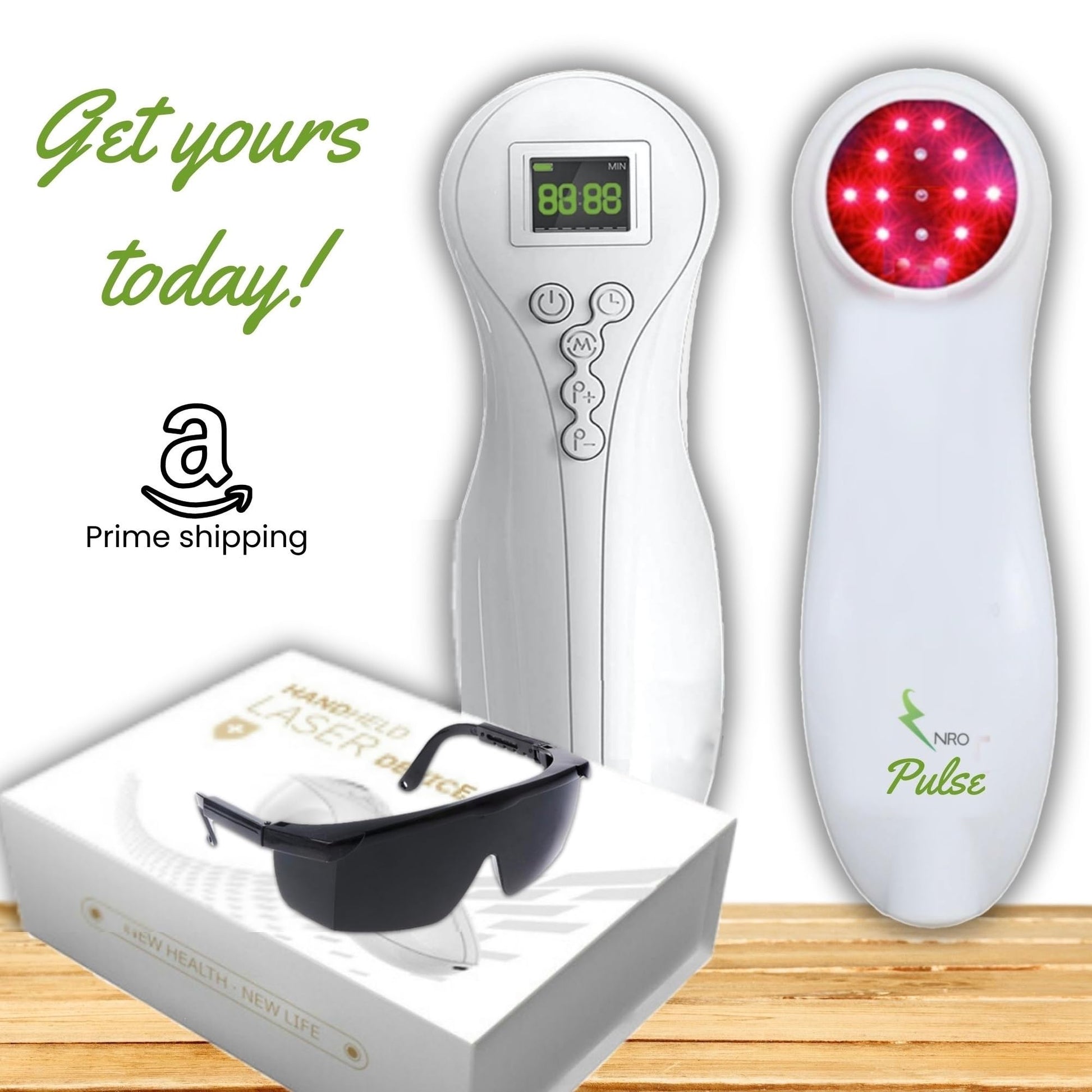 NRO® 600mW CE-UK/EU Certified Cold Laser Therapy Pain Relief Device LLLT Red Light Portable Handheld Unit for Men,Women and Pets 12x650nm+3x808nm and Pulse Feature for Deeper Healing